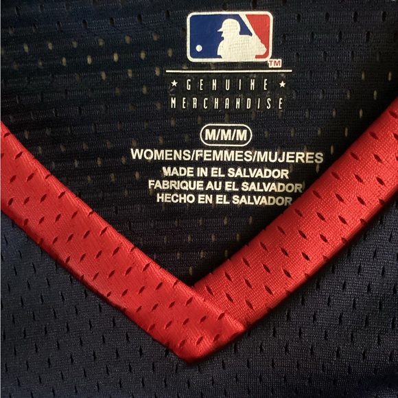 NWOT Women’s Cleveland Guardians Baseball Jersey Tee Size Medium - Picture 3 of 8